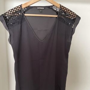 Express black blouse